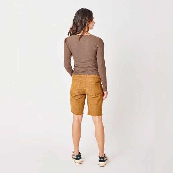 Carve Designs Oahu Corduroy shorts in light brown 8 - Picture 2 of 8